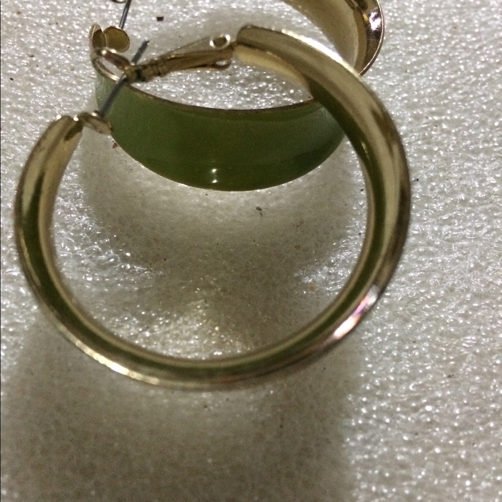 Vintage enamel earrings